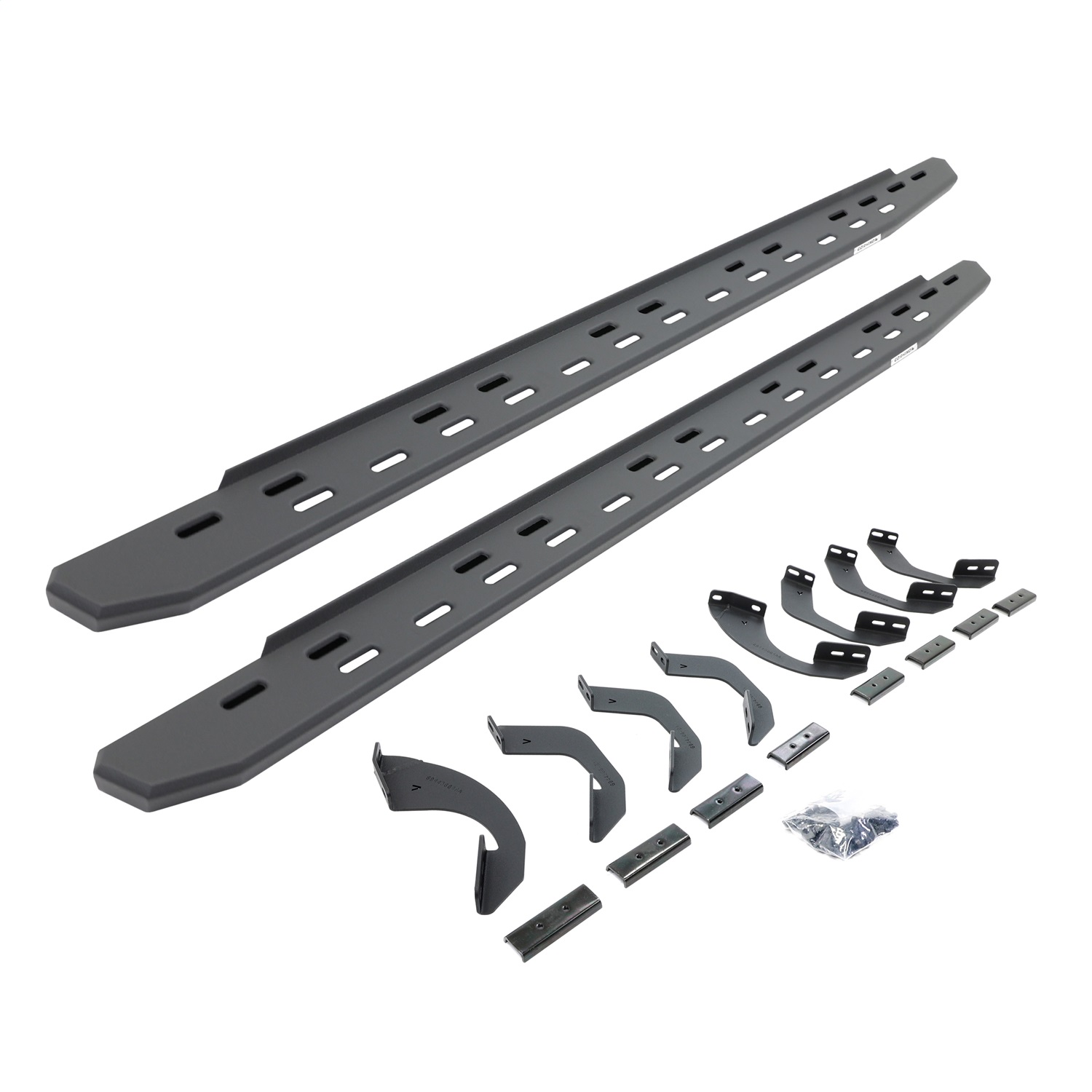 Go Rhino 69643580SPC -  RB30 Slim Line Running Boards with Mounting Bracket Kit - Textured Black