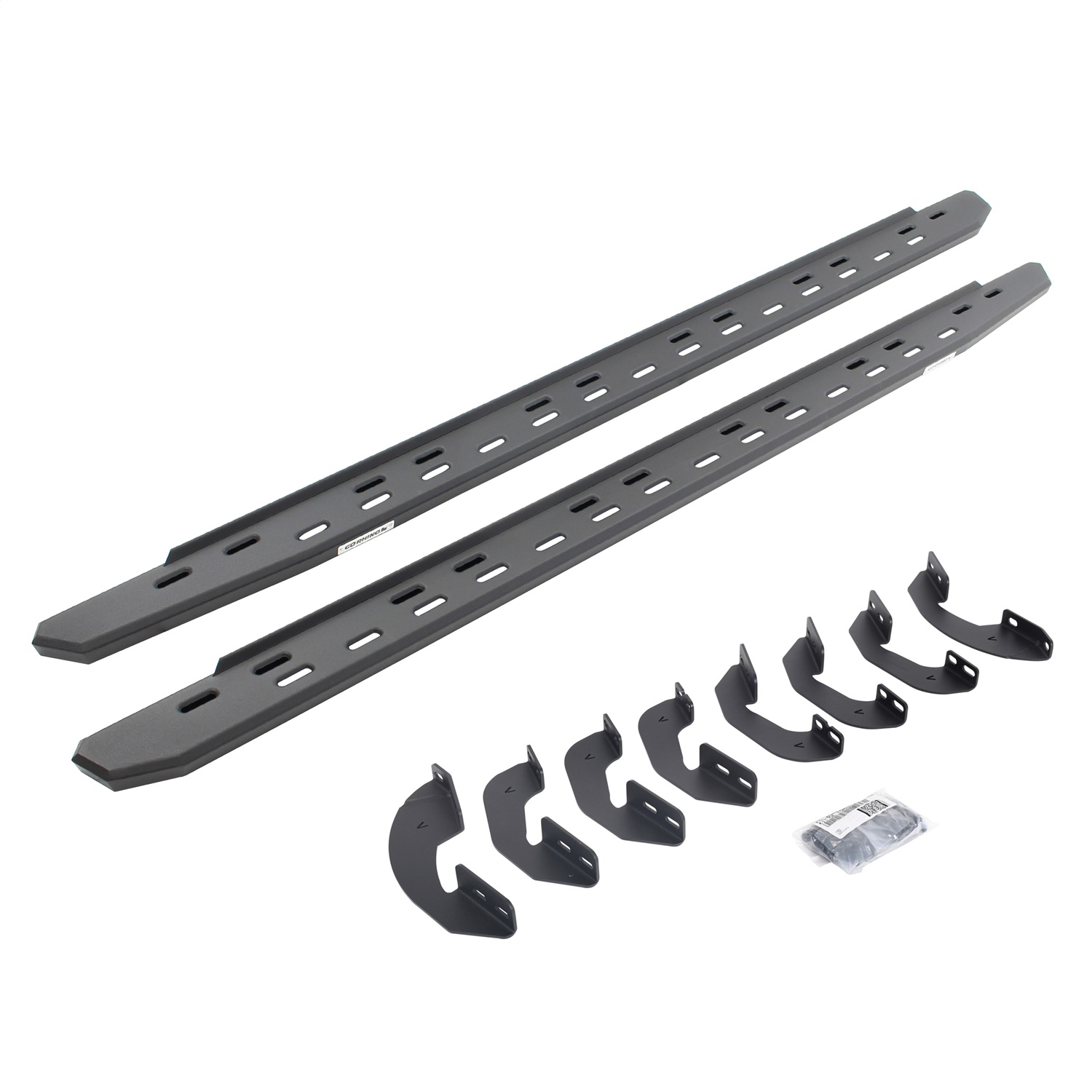 Go Rhino 69641687SPC -  RB30 Slim Line Running Boards with Mounting Bracket Kit - Textured Black