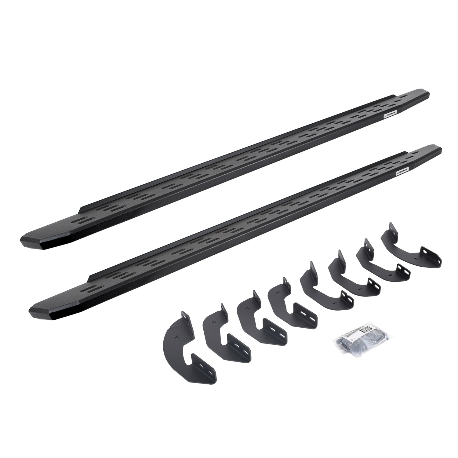 Go Rhino 69641687PC -  RB30 Running Boards with Mounting Bracket Kit - Textured Black