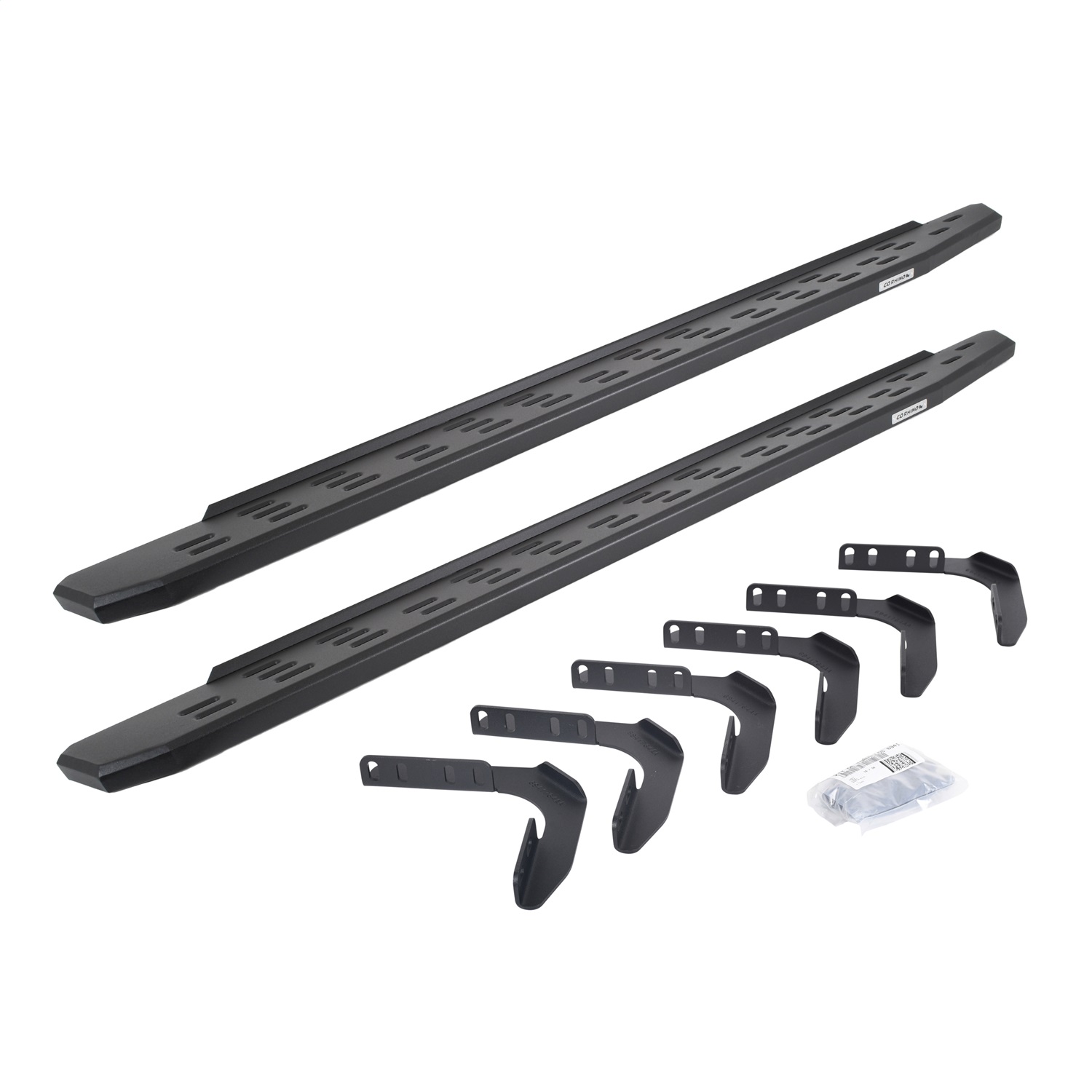 Go Rhino 69617680PC -  RB30 Running Boards with Mounting Bracket Kit - Textured Black