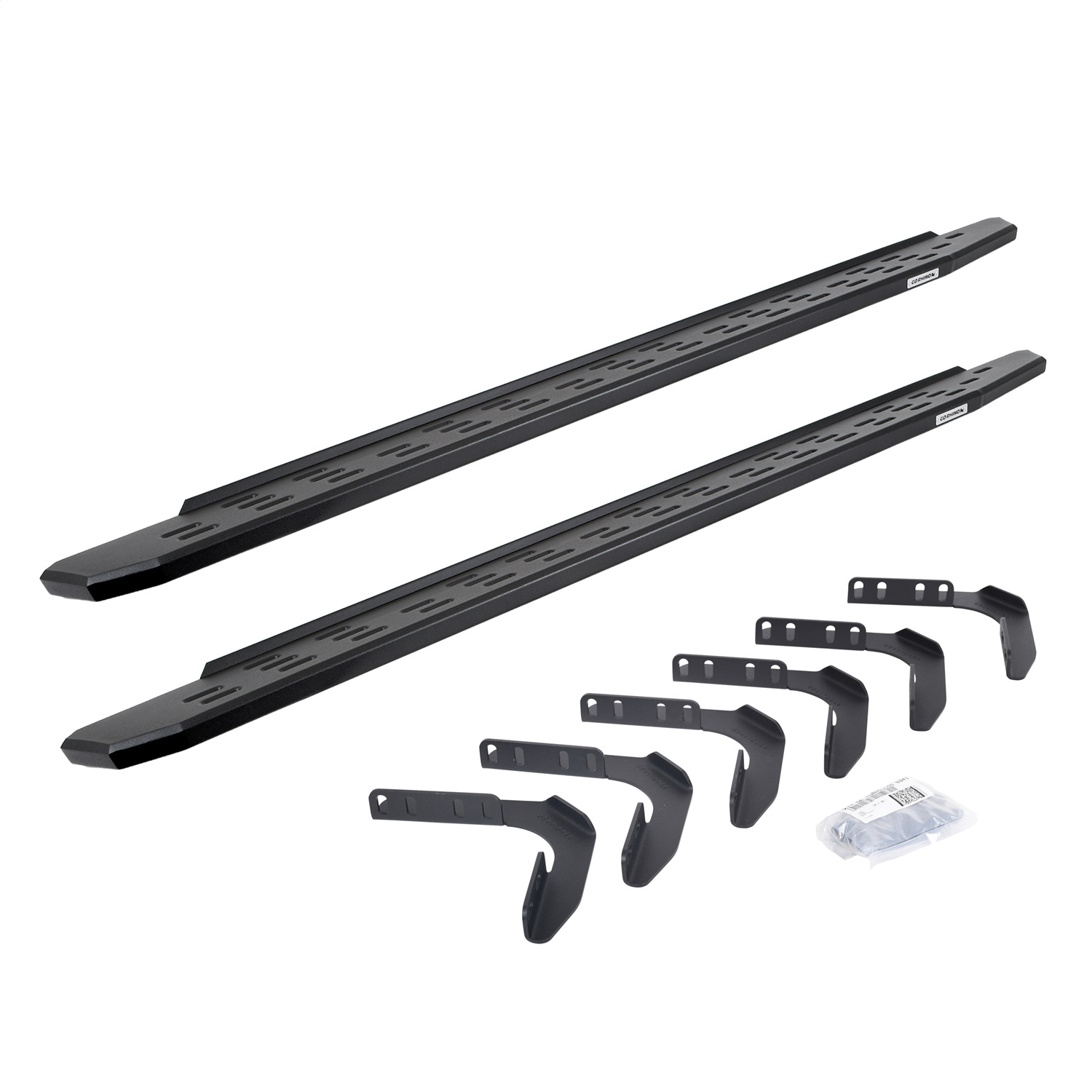 Go Rhino 69618087PC -  RB30 Running Boards with Mounting Bracket Kit - Textured Black