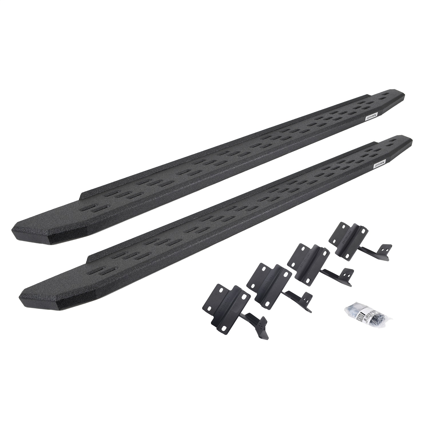 Go Rhino 69617780T -  RB30 Running Boards with Mounting Bracket Kit - Protective Bedliner Coating