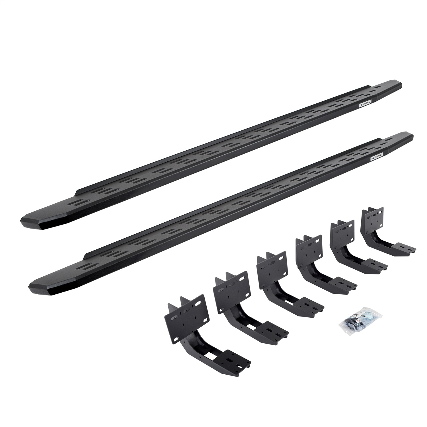 Go Rhino 69630687PC -  RB30 Running Boards with Mounting Bracket Kit - Textured Black