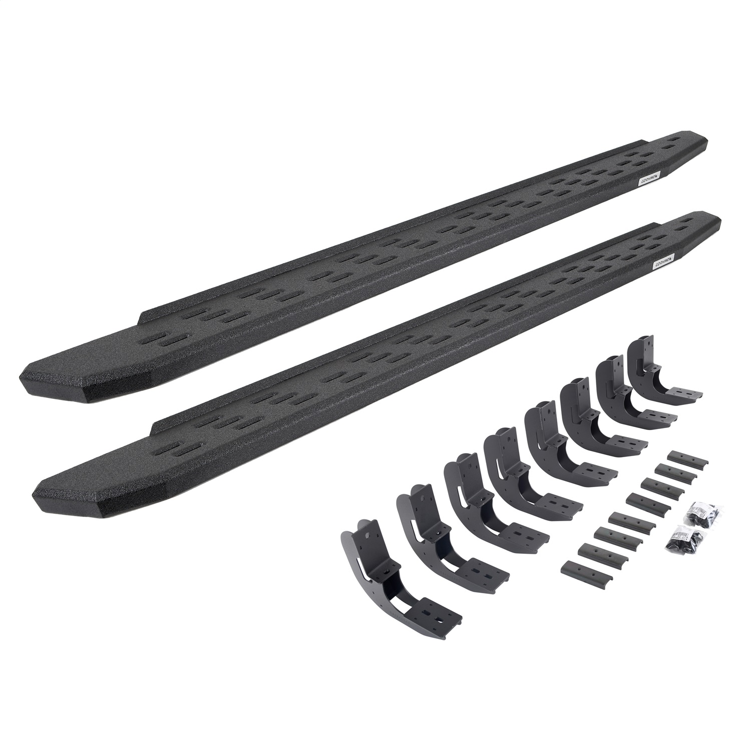 Go Rhino 69604880T -  RB30 Running Boards with Mounting Bracket Kit - Protective Bedliner Coating