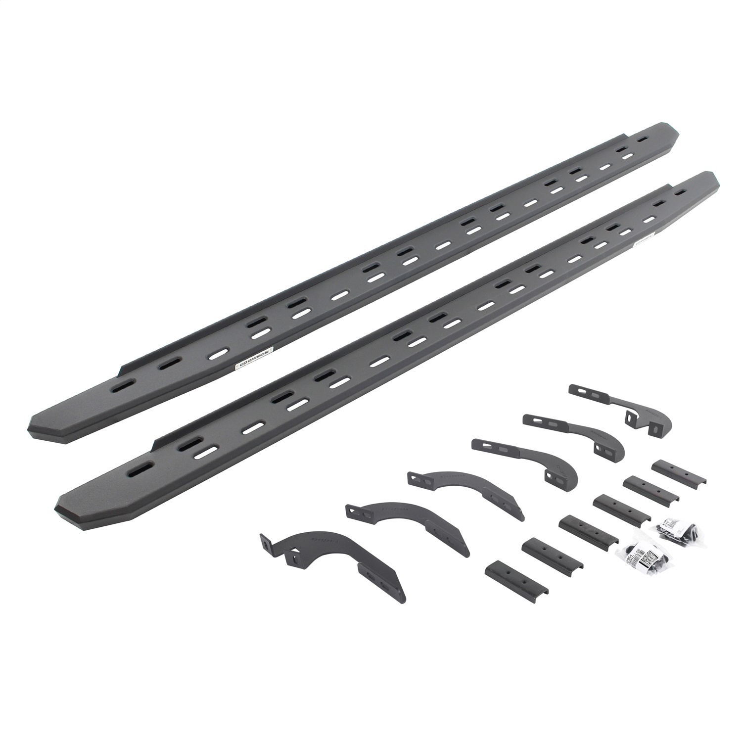 Go Rhino 69643280SPC - 69643280ST - RB30 Slim Line Running Boards W/Bracket Kit - Text Black