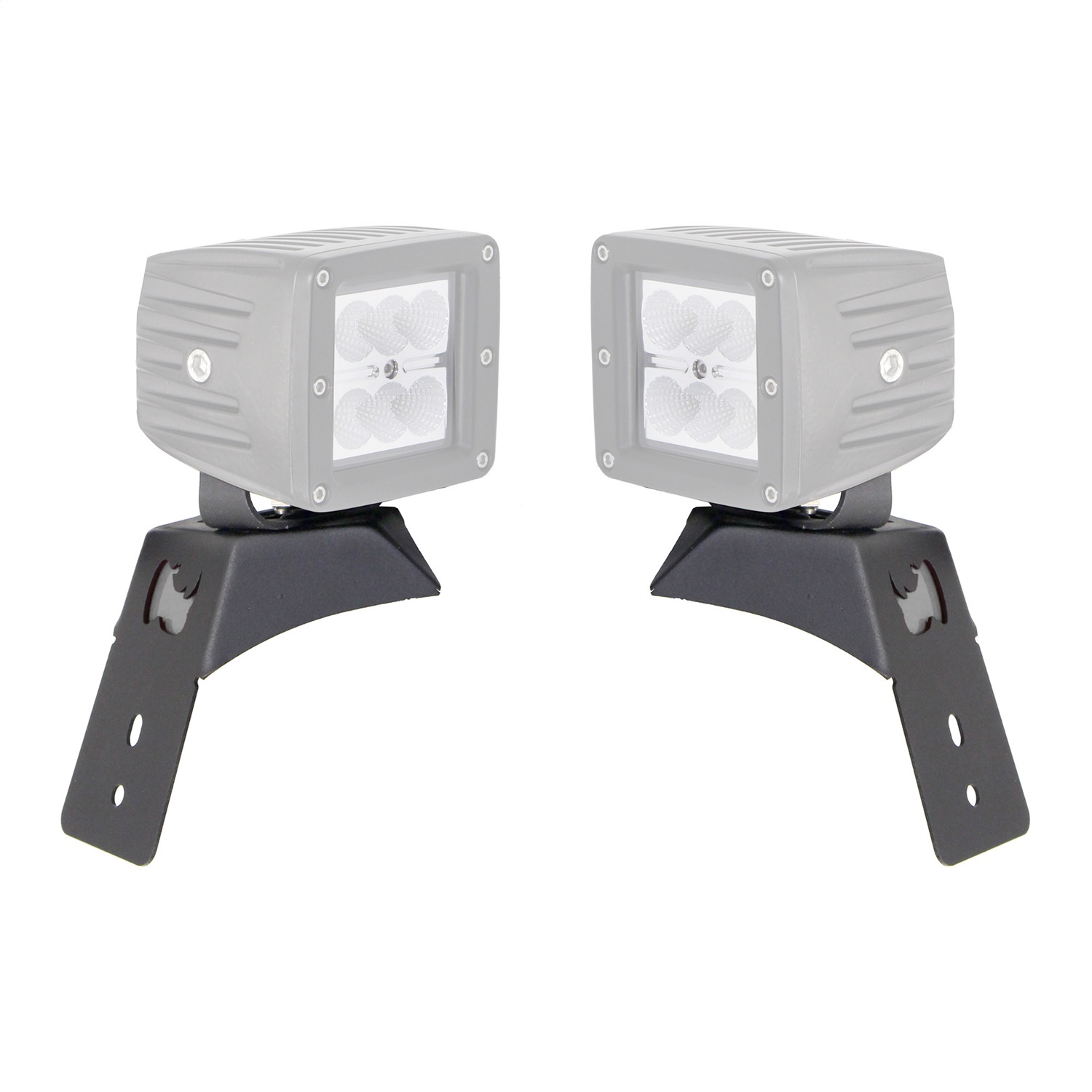 Go Rhino 730035T - 18-20 Jeep Wrangler JL/JLU/Gladiator JT Light Mount - 3in Cube Go Rhino 730035T - 18-20 Jeep Wrangler JL/JLU/Gladiator JT Light Mount - 3in Cube