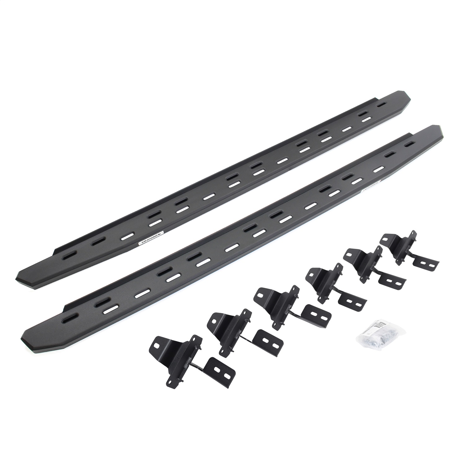 Go Rhino 69650673SPC -  RB30 Slim Line Running Boards with Mounting Bracket Kit - Textured Black