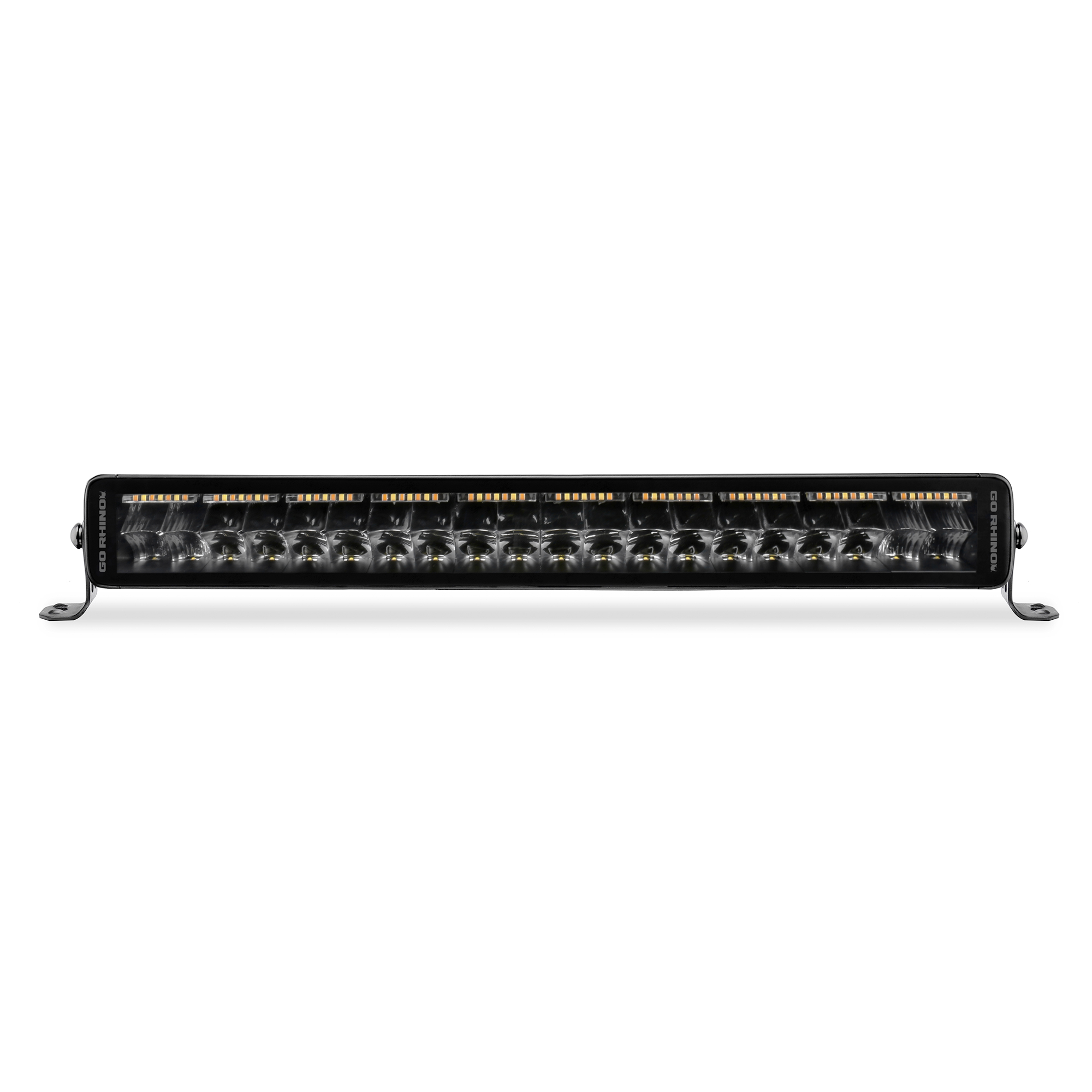 Go Rhino 752002112CDS - Xplor Blackout Combo Series Dbl Row LED Light Bar w/Amber (Side/Track Mount) 21.5in. - Blk Go Rhino 752002112CDS - Xplor Blackout Combo Series Dbl Row LED Light Bar w/Amber (Side/Track Mount) 21.5in. - Blk