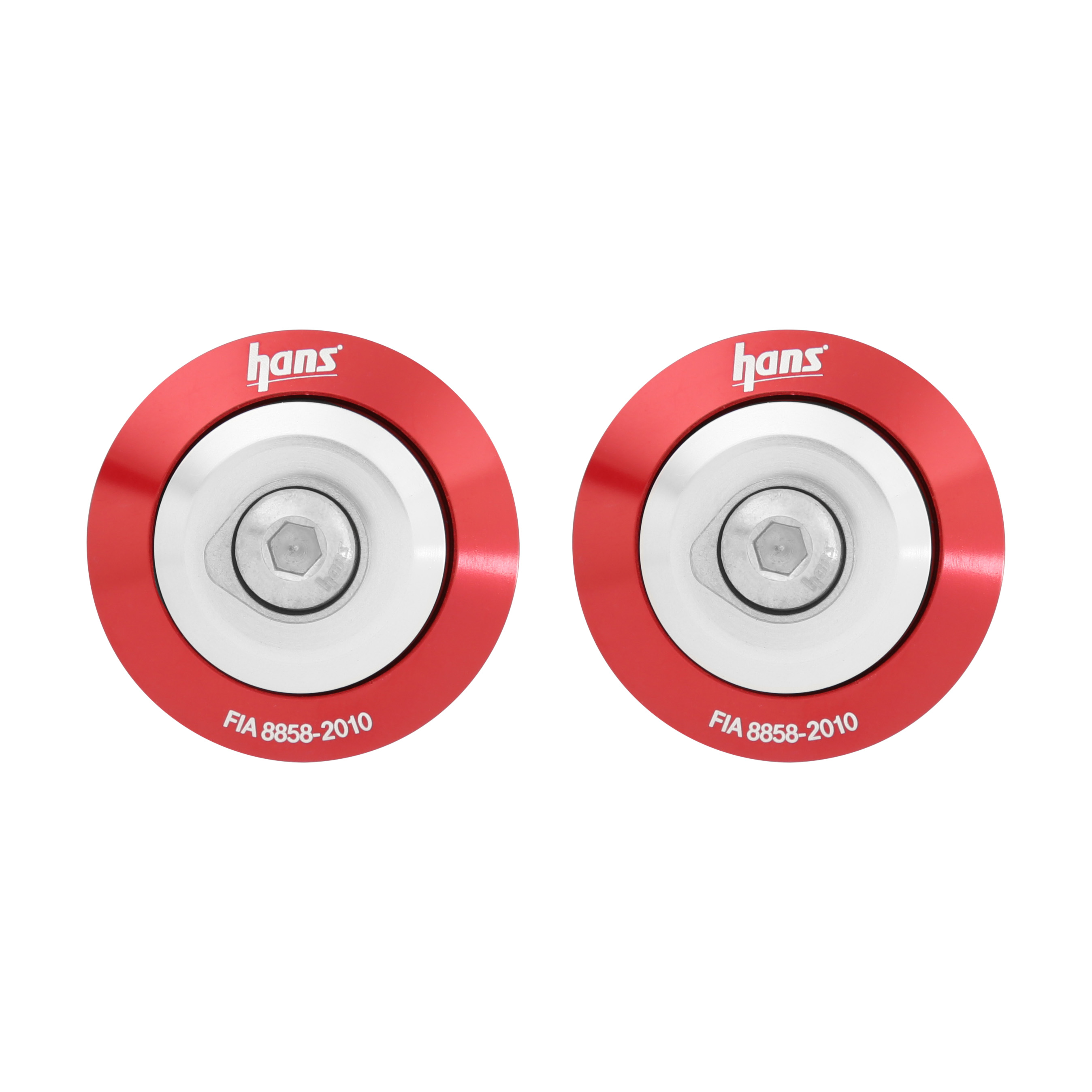 Hans AK113111R - Stilo Helmet Anchor Attachment - Red - Pair Hans AK113111R - Stilo Helmet Anchor Attachment - Red - Pair