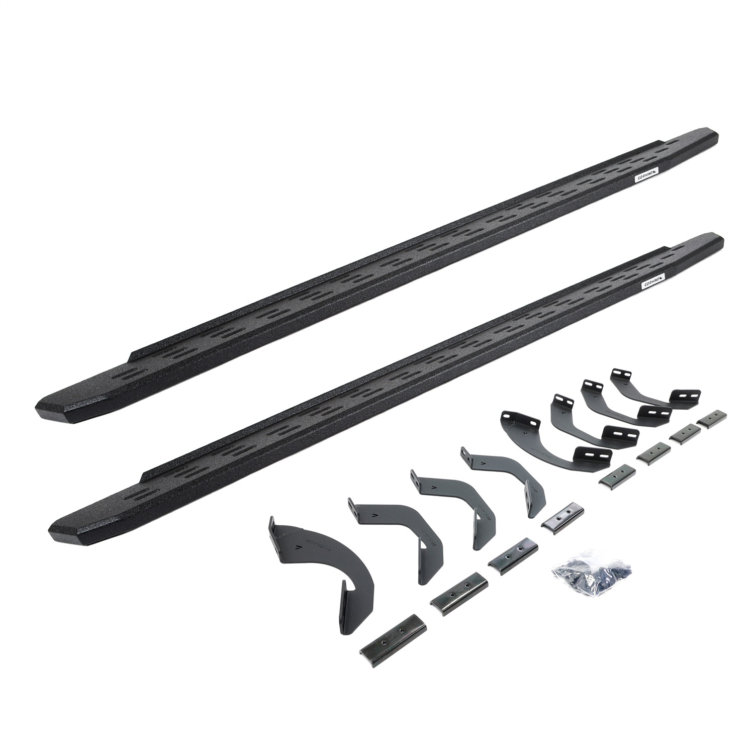 Go Rhino 69643973T -  RB30 Running Boards with Mounting Bracket Kit - Protective Bedliner coating