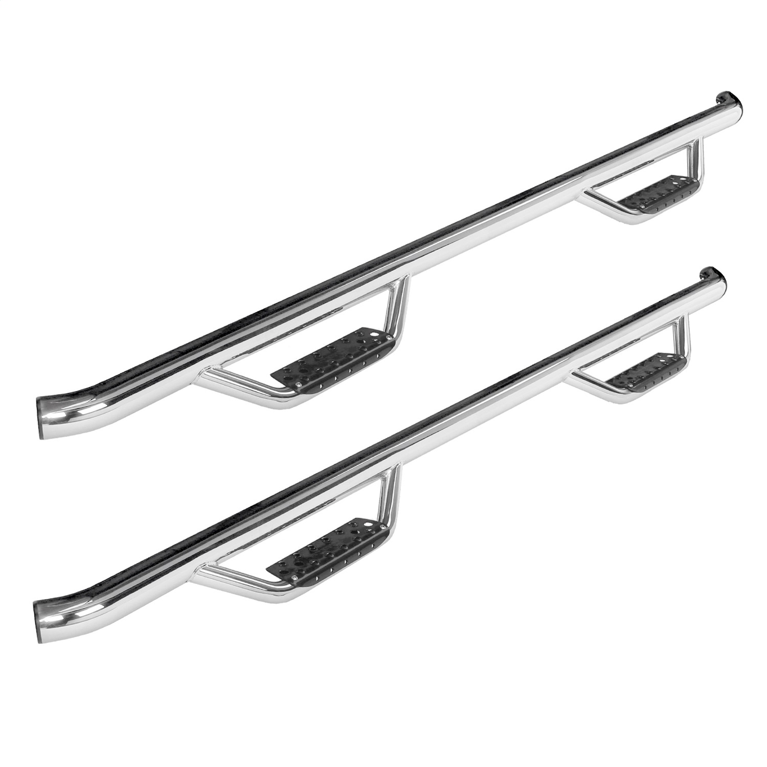 Go Rhino D24099PS -  Dominator Classic D2 SideSteps With Mounting Bracket Kit - Polished Stainless Steel