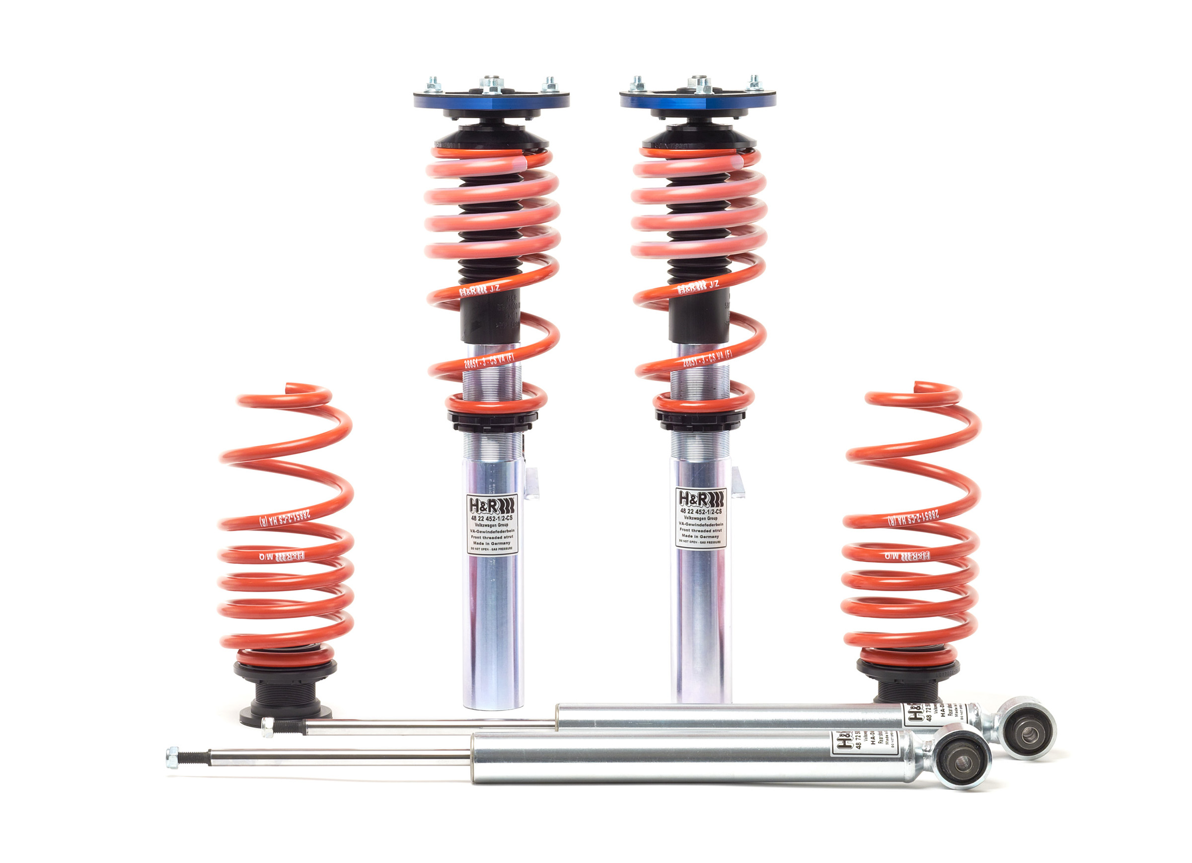 H&R 54851-1 - 15-21 Volkswagen Golf/Golf GTI S/SE/SEL/1.8T MK7 Street Perf + Coil Over (Only 55mm Strut Clamp)