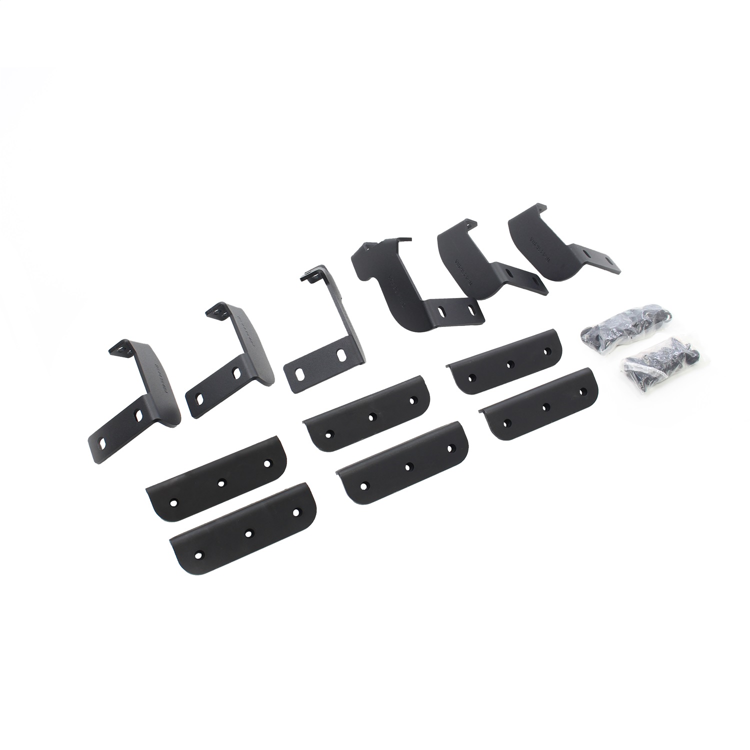Go Rhino D64436TK - 2022 Toyota Tundra Crew Max Brackets for Dominator Extreme SideSteps - Tex. Black