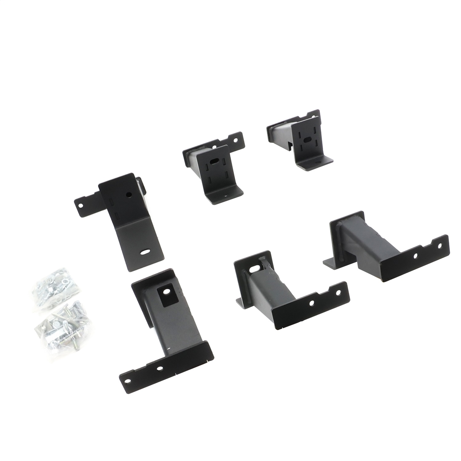 Go Rhino FSD4429TK - 16-23 Toyota Tacoma DC 4dr Brackets for Dominator Xtreme Frame Slider - Tex. Blk