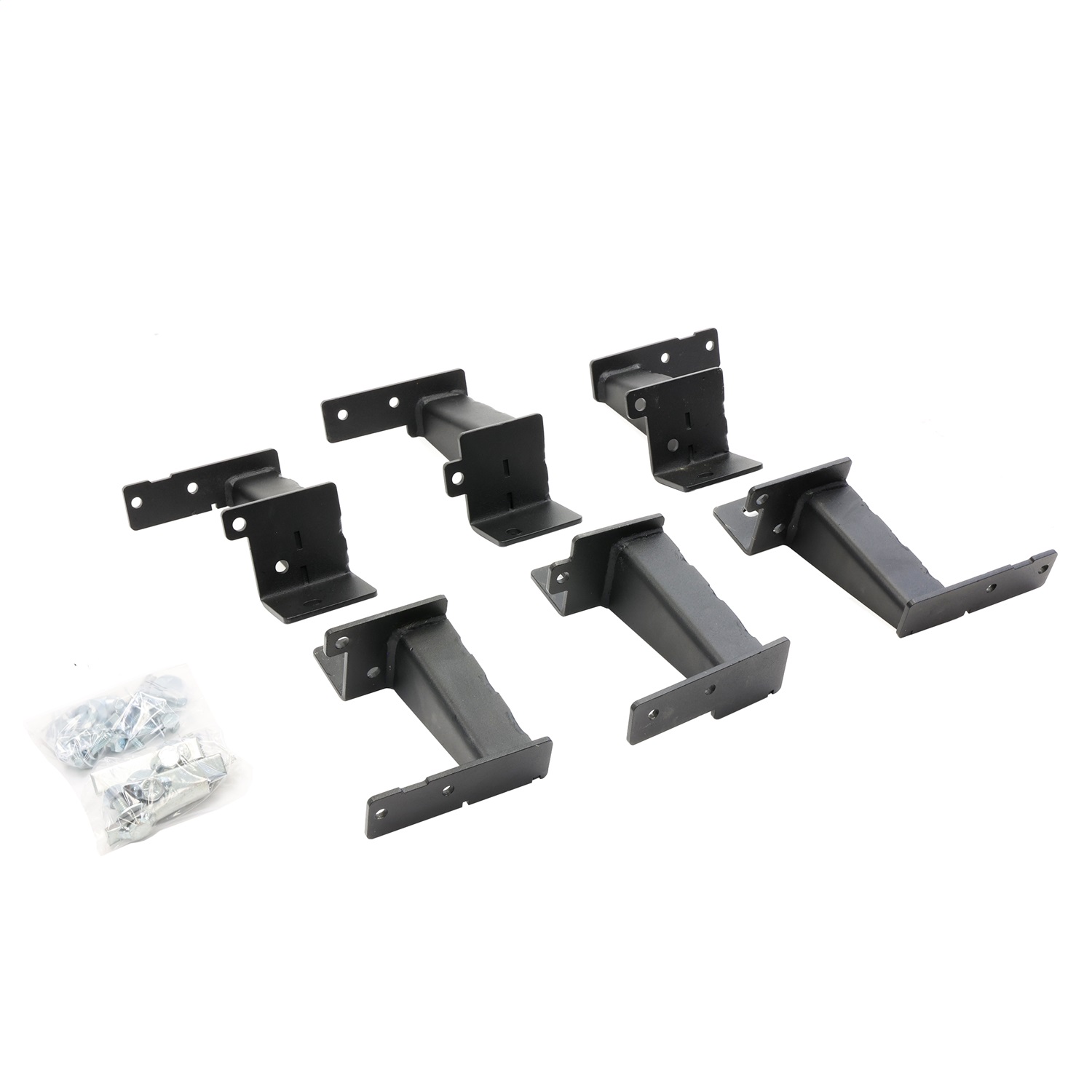 Go Rhino FSD4129TK - 21-24 Ford Bronco 4dr (Excl. Sport) Brackets for Dominator Xtreme Frame Slider - Tex. Blk