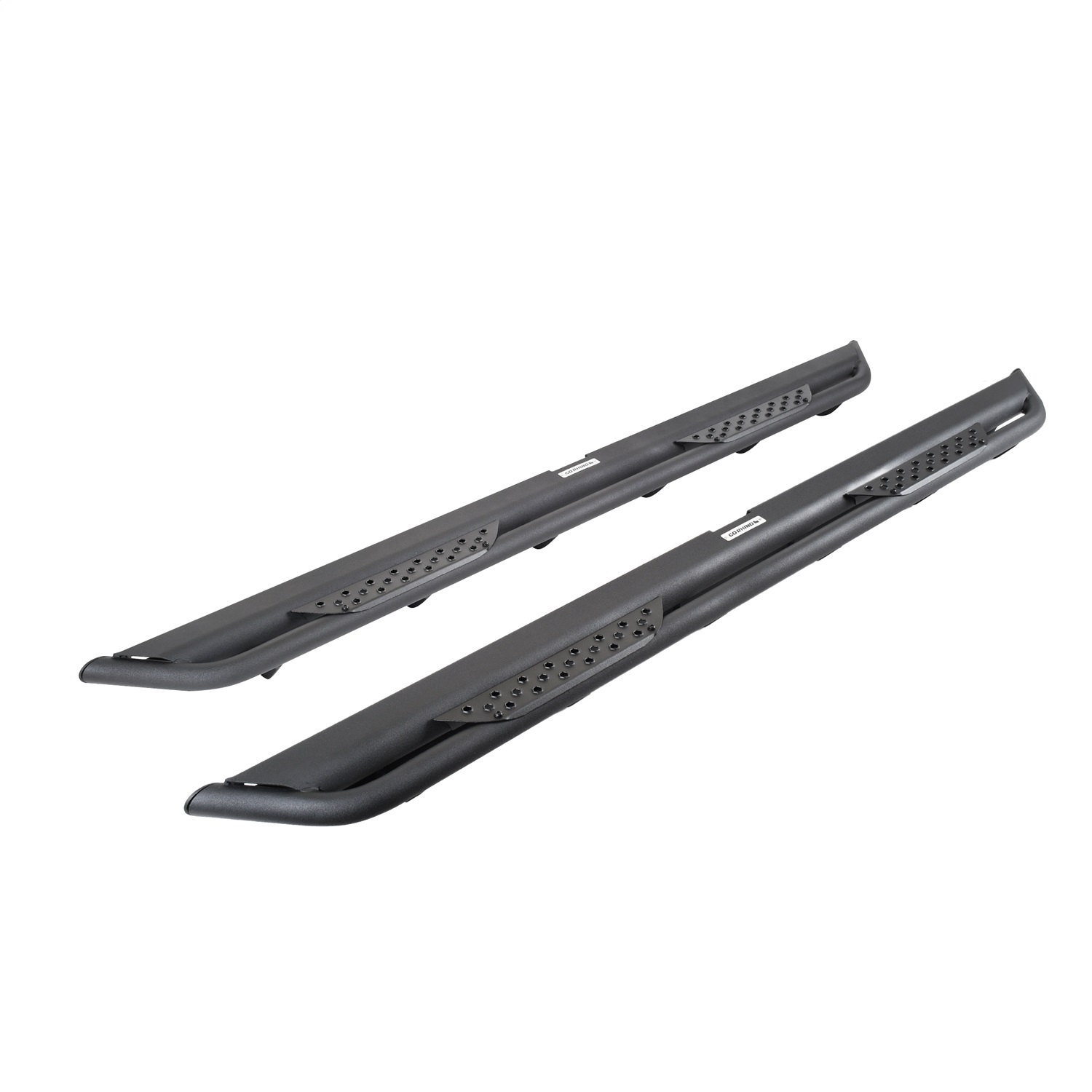 Go Rhino DT4432T - 2024 Toyota Tacoma Double Cab Dominator Xtreme DT SideSteps w/ Brackets - Texture Black