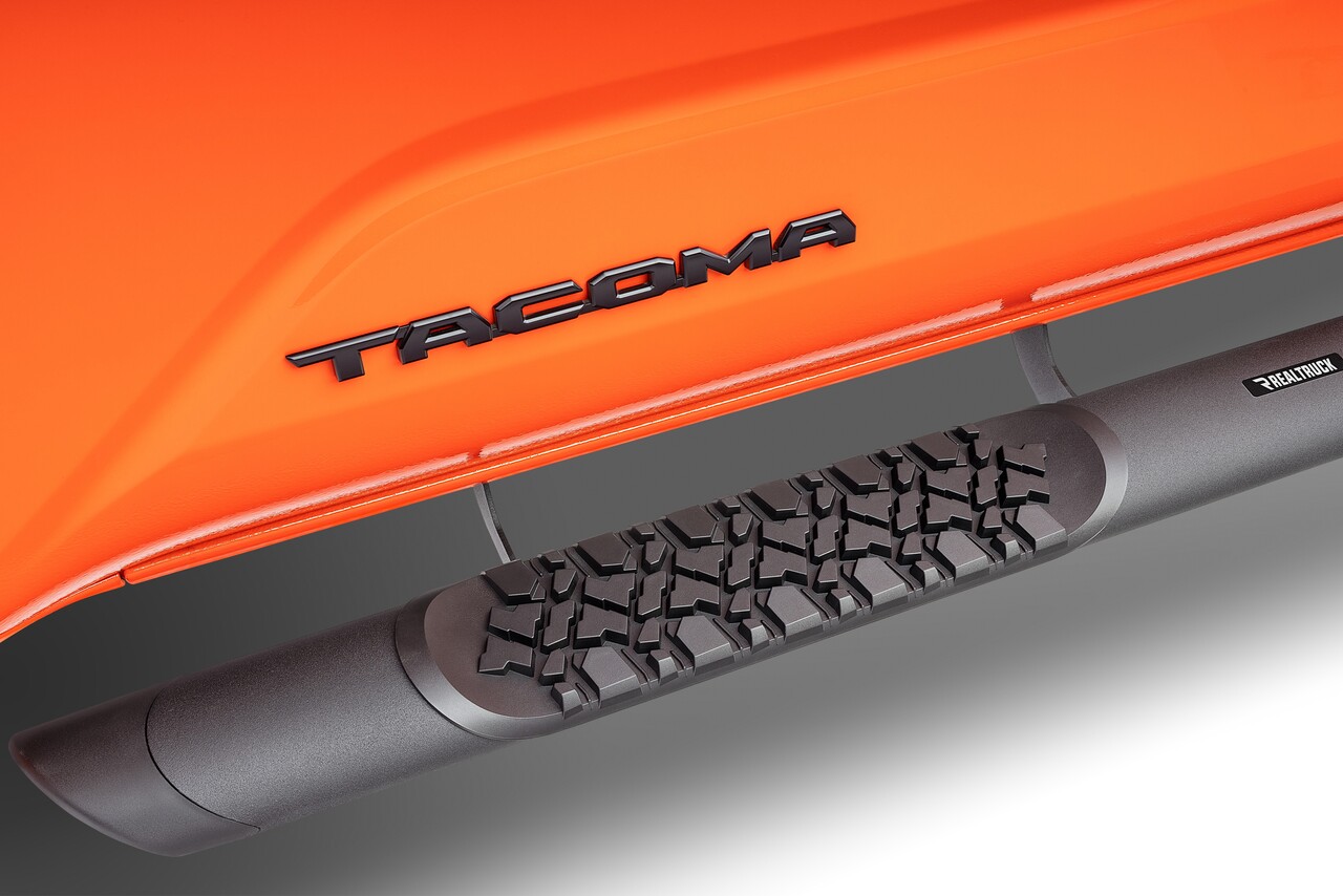 Go Rhino V3443280T - 2024 Toyota Tacoma V-Series V3 Side Step Kit (w/Brackets) - Tex. Blk Go Rhino V3443280T - 2024 Toyota Tacoma V-Series V3 Side Step Kit (w/Brackets) - Tex. Blk