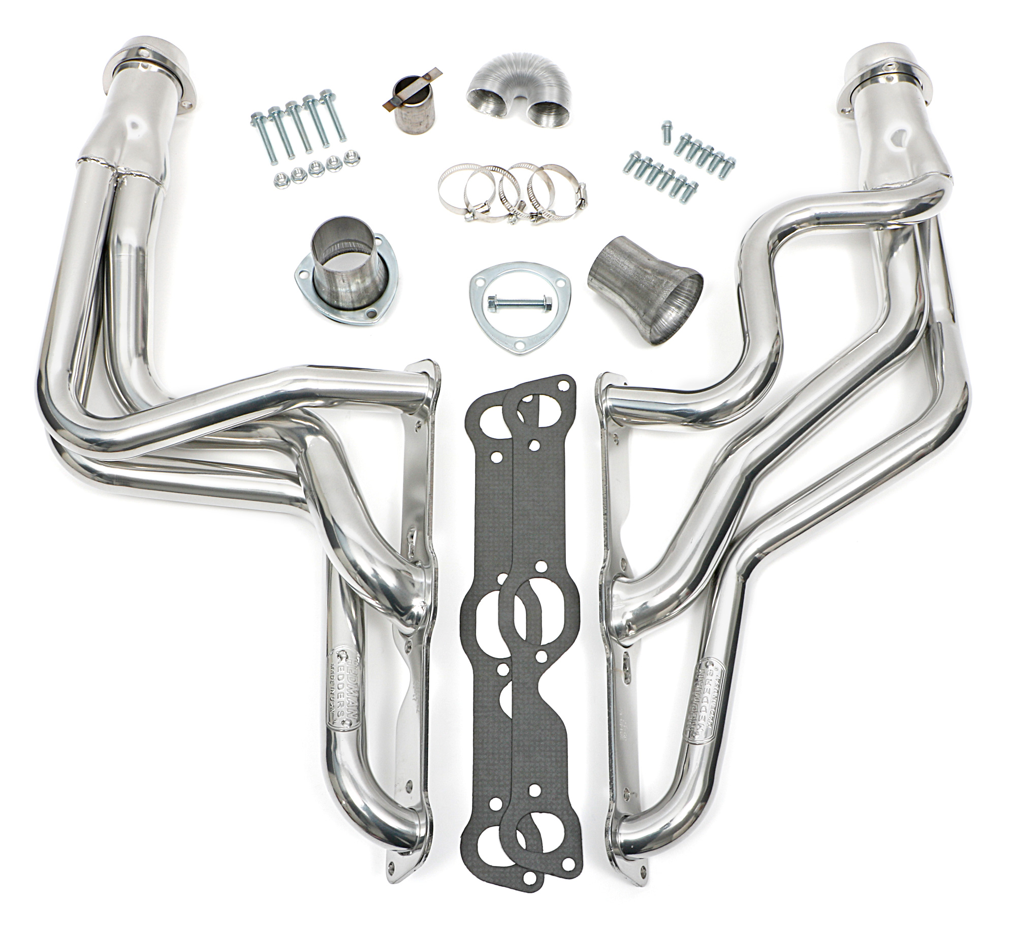 Hedman Hedders 28146 - HTC COATED HEADERS; 1-5/8-2 IN. TUBE DIA.; 3 IN. COLL.; FULL LENGTH DESIGN