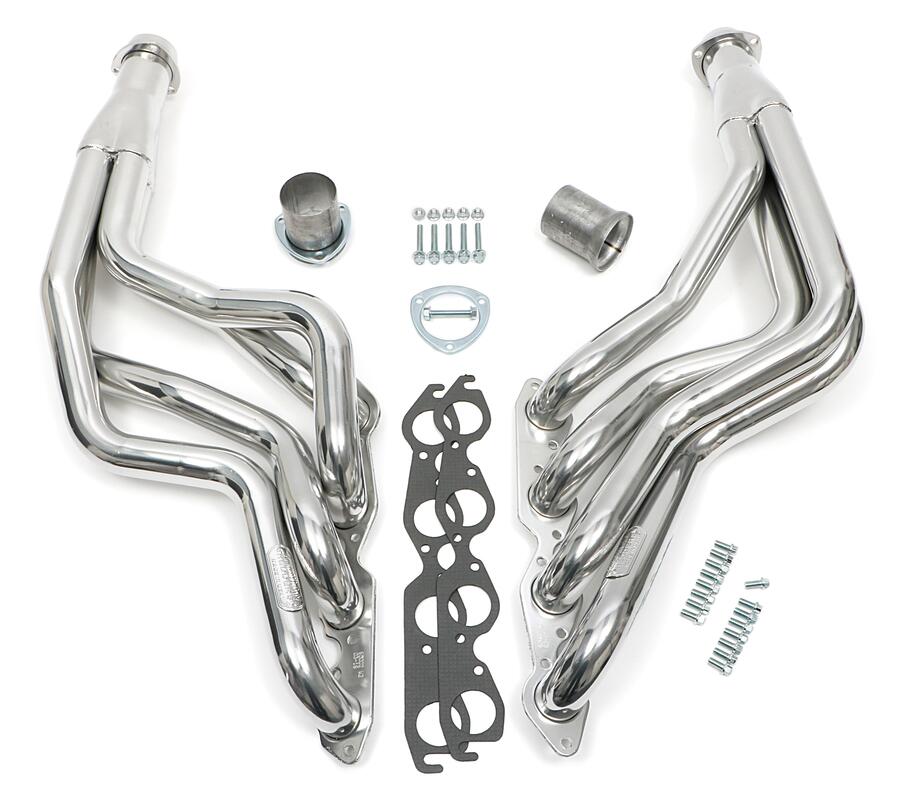 Hedman Hedders 66002 - HTC COATED HEADERS; 2 IN. TUBE DIA.; 3 IN. COLL.; FULL LENGTH DESIGN