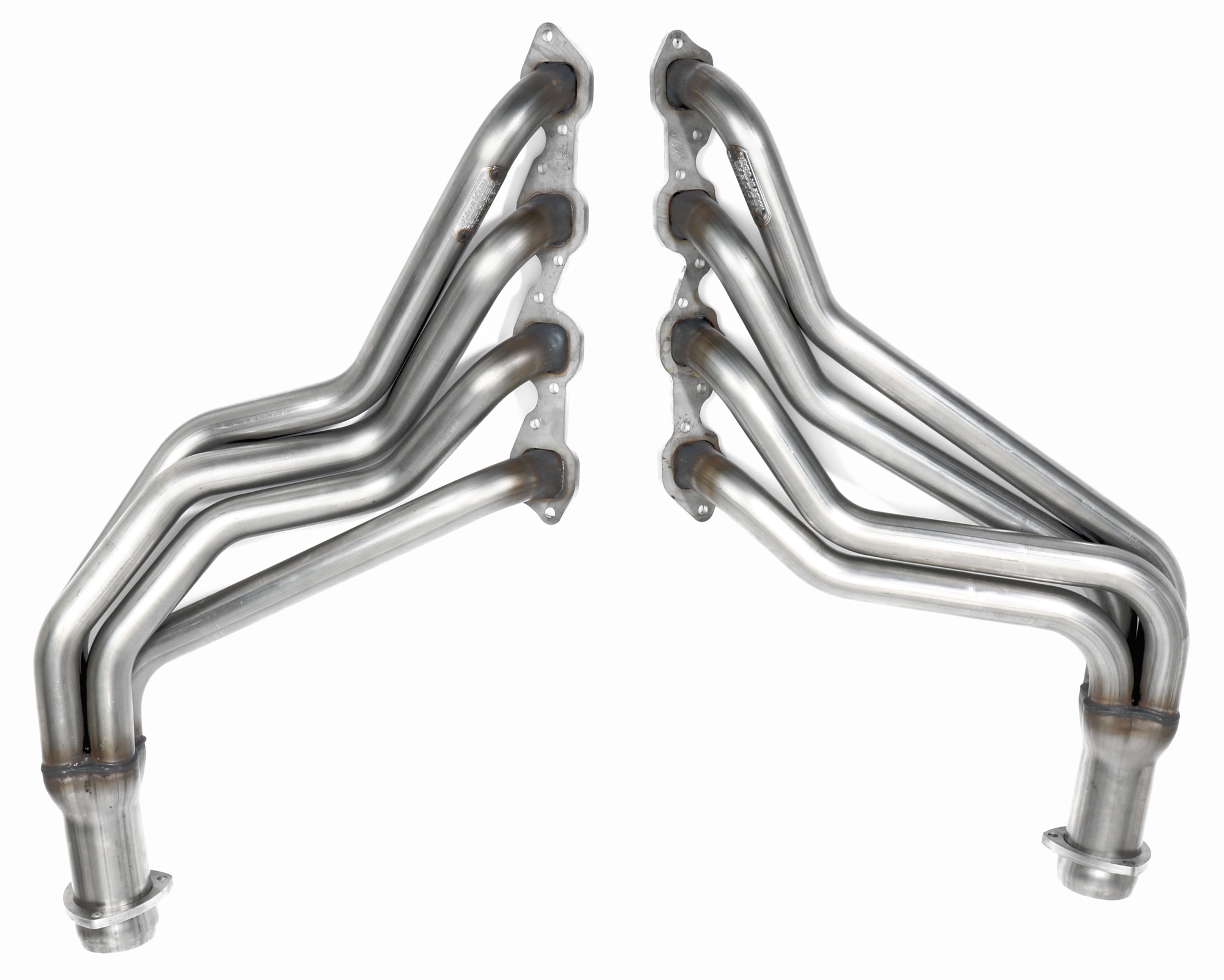 Hedman Hedders 62820 - STAINLESS STEEL HEADERS; 1-3/4 IN. TUBE DIA.; 3 IN. COLL.; FULL LENGTH DESIGN- UNCOATED