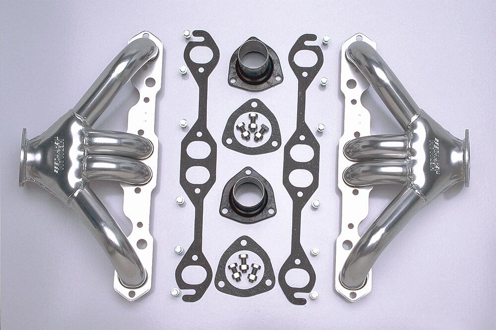 Hedman Hedders 68506 - HTC COATED HEADERS; 1-5/8 IN. TUBE DIA.; 2-1/2 IN. COLL.; SHORTY DESIGN