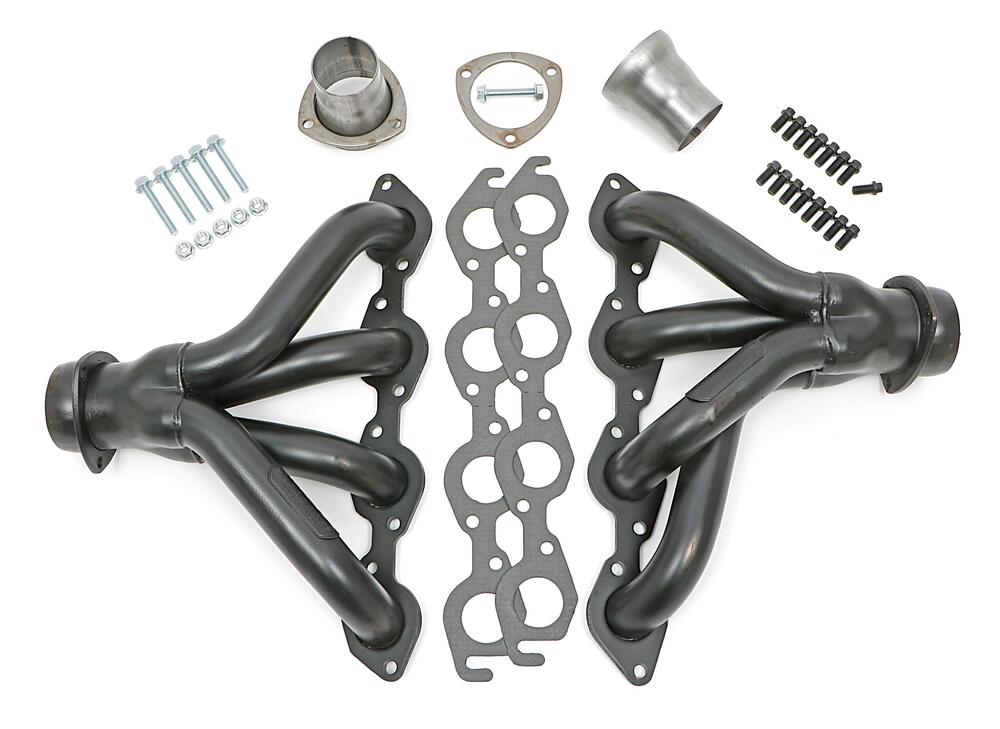 Hedman Hedders 68370 - BLOCK HUGGER HEADERS; CHEVY BB 396-502; 1-3/4 IN. TUBES; UNCOATED