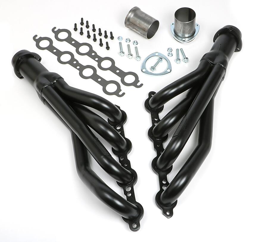 Hedman Hedders 69710 - LS SWAP HEADERS; MID LENGTH; 67-87 CHEVY C10 / C20 TRUCKS & SUVS; UNCOATED