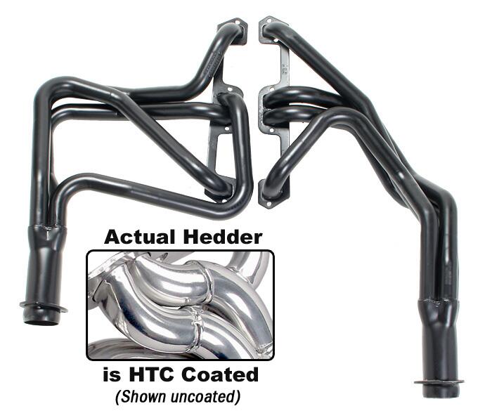 Hedman Hedders 78056 - HTC COATED HEADERS; 1-5/8 IN. TUBE DIA.; 3 IN. COLL.; FULL LENGTH DESIGN