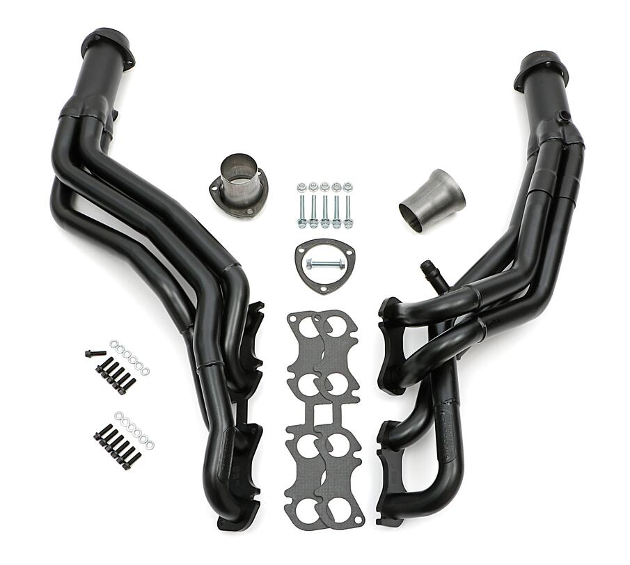 Hedman Hedders 88690 - STEPPED-UNCOATED HEADERS; 1-1/2 IN. - 1-5/8 IN. TUBE DIA.; 3 IN. COLL.; FULL LENGTH DESIGN