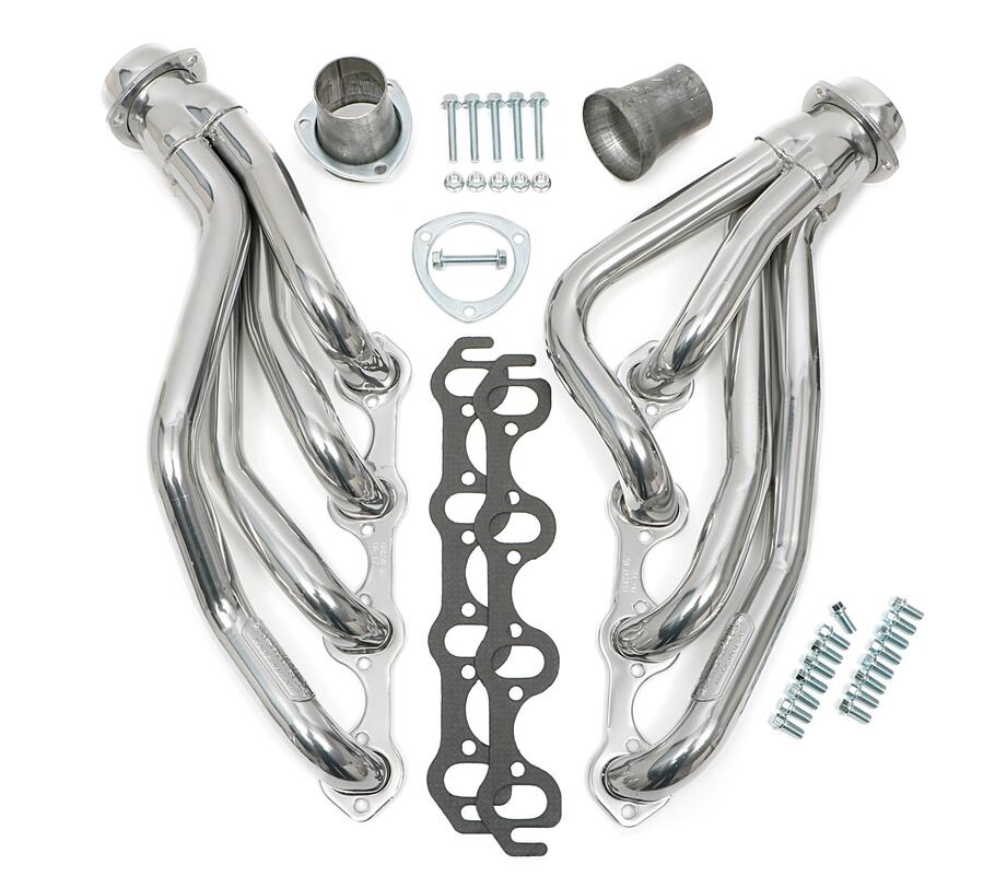 Hedman Hedders 88656 - HTC COATED HEADERS; 1-5/8 IN. TUBE DIA.; 3 IN. COLL.; MID-LENGTH DESIGN