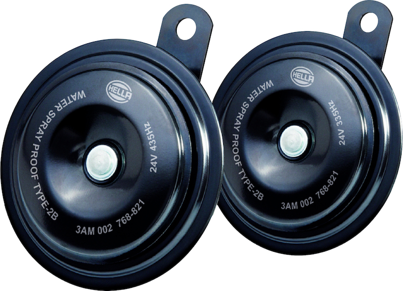 Hella 002768821 - Horn Kit Bx Blk Disc 92Mm 24V Univ