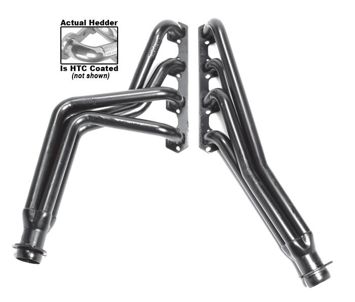 Hedman Hedders 89416 - HTC COATED HEADERS; 1-1/2 IN. TUBE DIA.; 2-1/2 IN. COLL.; FULL LENGTH DESIGN