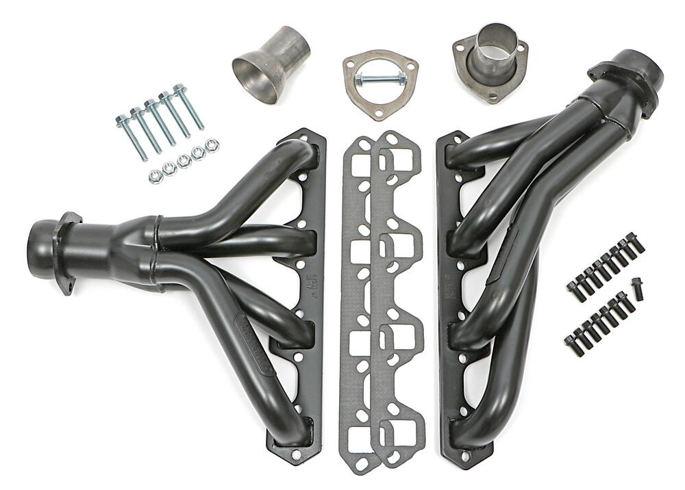Hedman Hedders 89500 - STANDARD UNCOATED HEADERS; 1-1/2 IN. TUBE DIA.; 2-1/2 IN. COLL.; MID-LENGTH DESIGN