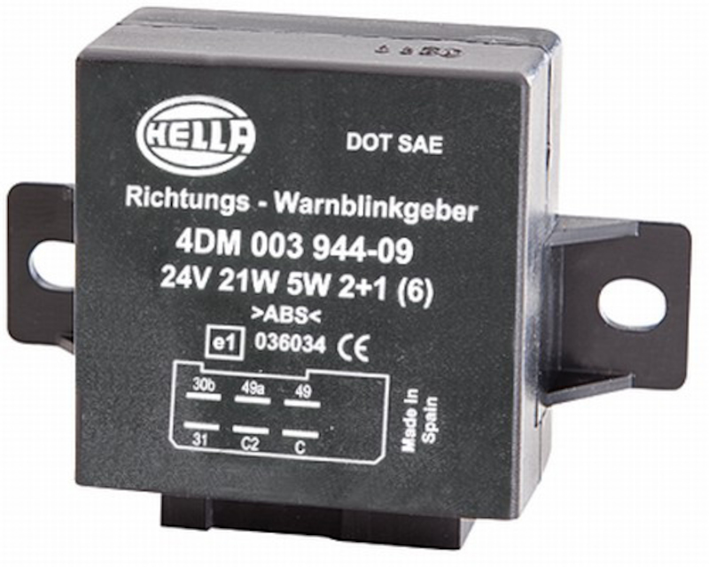 Hella 003944091 - Flasher Unit 24V 2+1X21W+5W