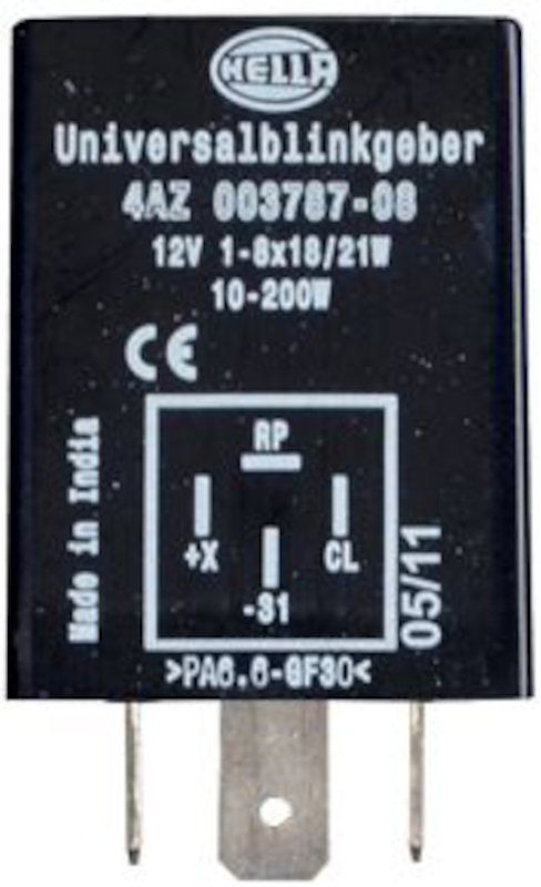 Hella 003787081 - Flasher 12V 4 Pin Bkt 10200W