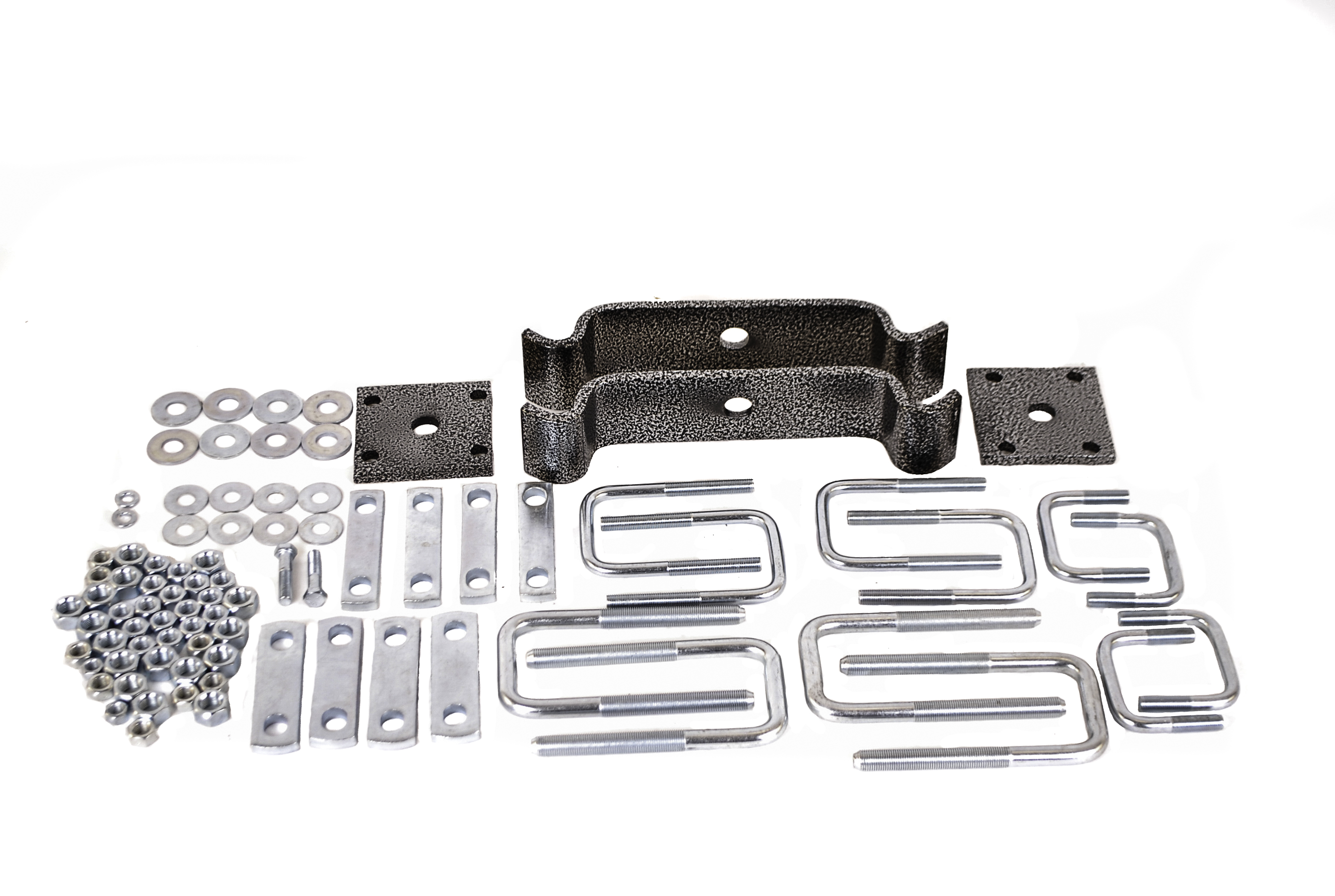Hellwig 25351 - 07-10 Chevy Silv 3500HD Hardware Kit for Load Pro Multi Leaf 2500lb/3500lb Helper Springs