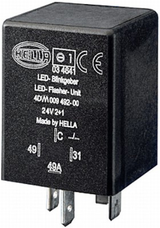 Hella 009492001 - Flasher Unit Led 24V 2+1 Hella 009492001 - Flasher Unit Led 24V 2+1