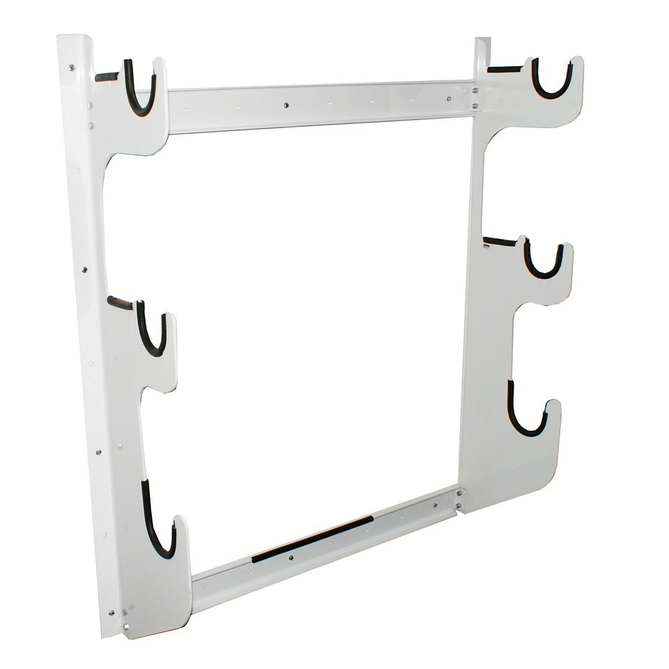 Hepfner Racing Products HRP6776-WHT - Axle Rack 2 Front Axles 1 Rear End