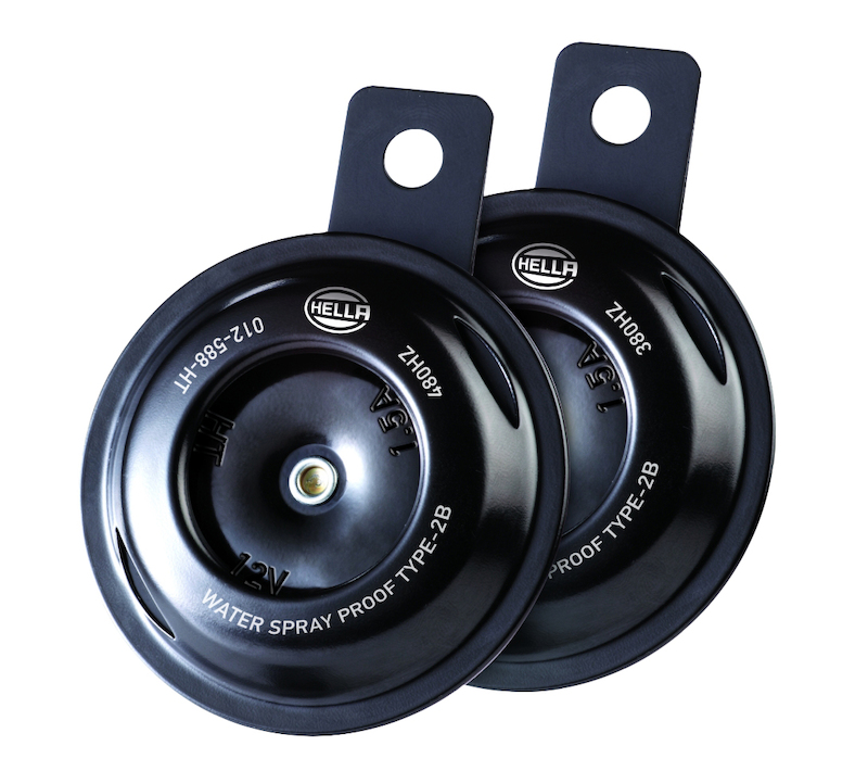 Hella 012588011 - Horn Kit Bx Blk Disc Mcycle 12V Univ Hella 012588011 - Horn Kit Bx Blk Disc Mcycle 12V Univ