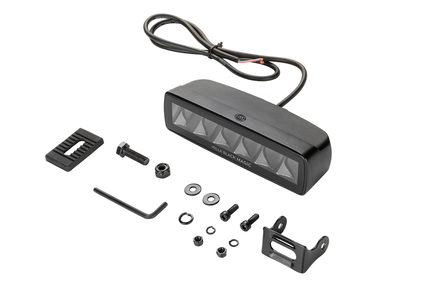 Hella 358176211 - Universal Black Magic 6 L.E.D. Mini Light Bar - Spot Beam Hella 358176211 - Universal Black Magic 6 L.E.D. Mini Light Bar - Spot Beam