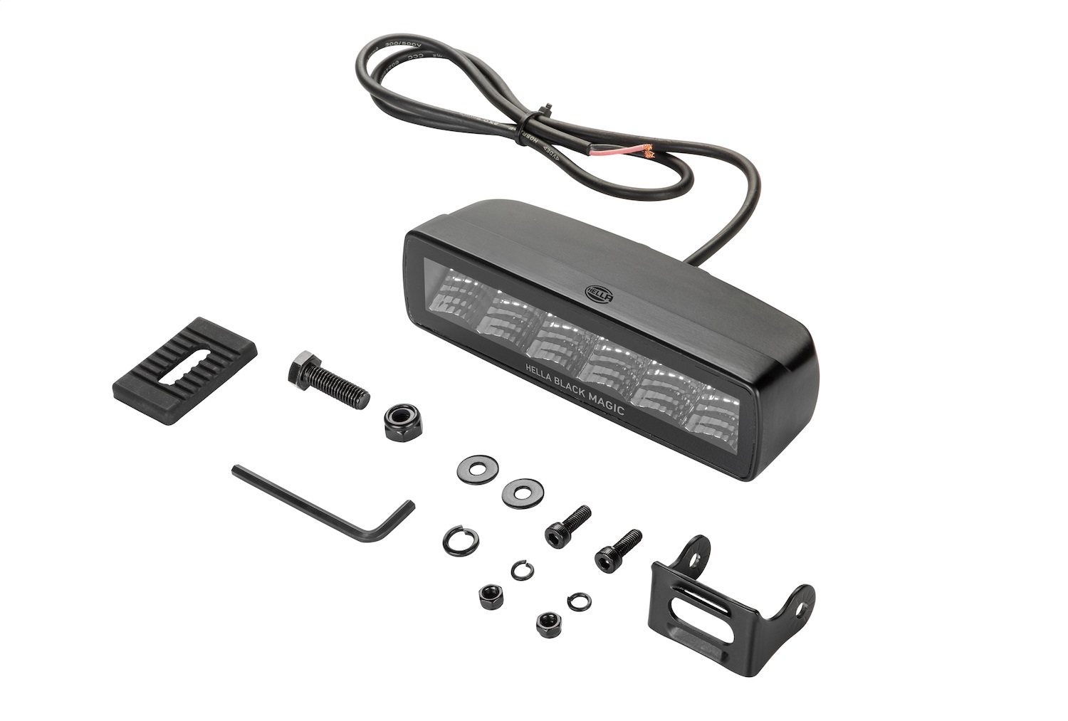Hella 358176201 - Universal Black Magic 6 L.E.D. Mini Light Bar - Flood Beam Hella 358176201 - Universal Black Magic 6 L.E.D. Mini Light Bar - Flood Beam