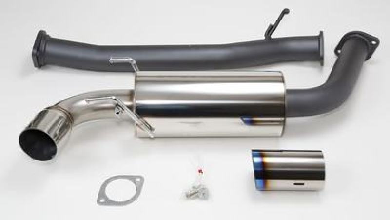 HKS 31006-BZ001 - RX8 75mm Single Ti-Tip Hi Power Cat-back Exhaust (SUS304 NO COATING)