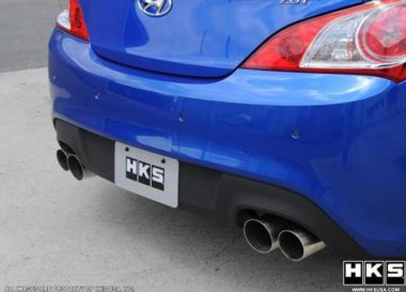 HKS 31021-KB002 - 10+ Genesis V6 & 2.0L Turbo Legamax Premium Rear Section Exhaust (OVERSIZED SHIPPING)