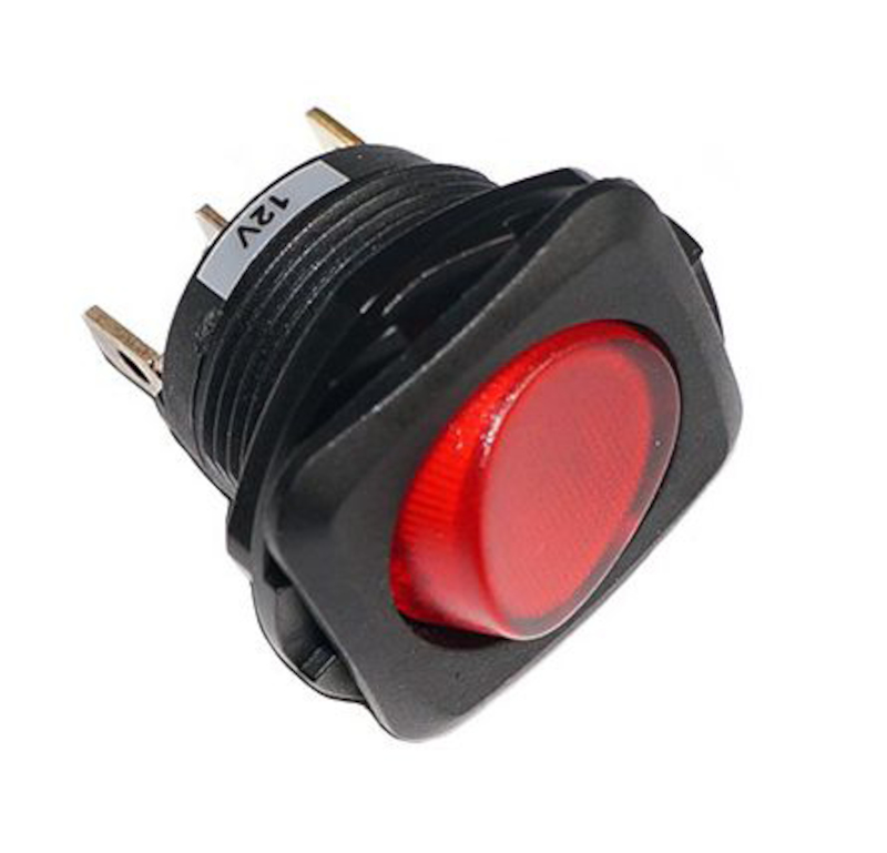 Hella H61928001 - Switch Rocker Spst Inc Red
