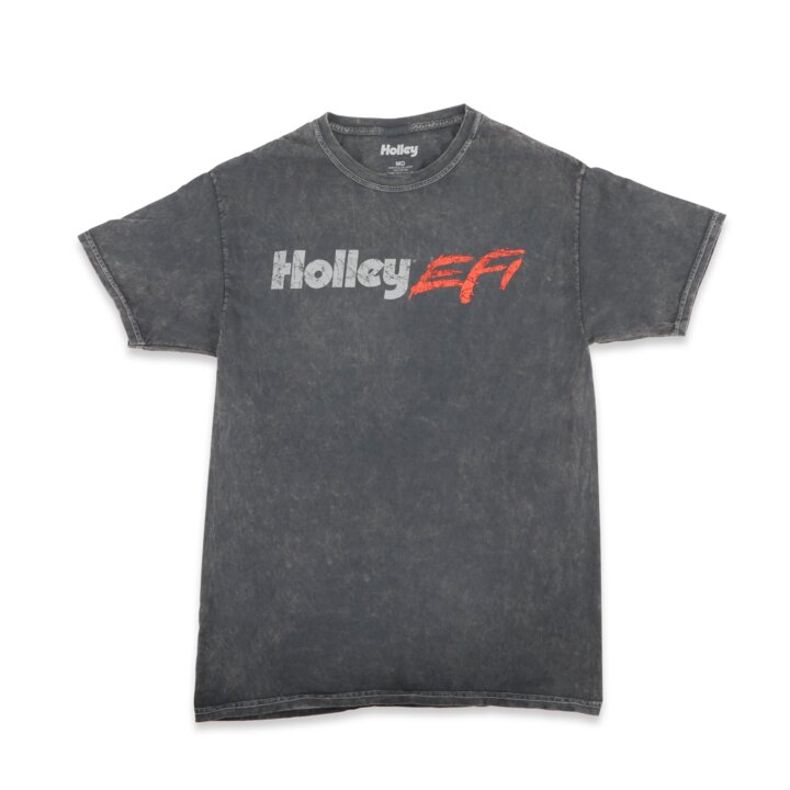Holley EFI 10430-3XHOL - EFI Mineral Washed Distressed Tee