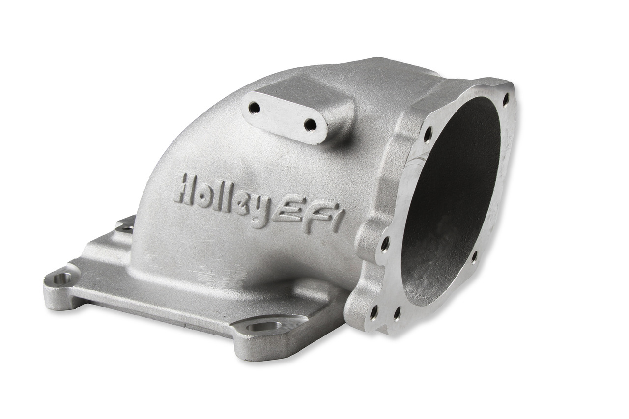 Holley EFI 300-240F - EFI Throttle Body Intake Elbow Holley EFI 300-240F - EFI Throttle Body Intake Elbow