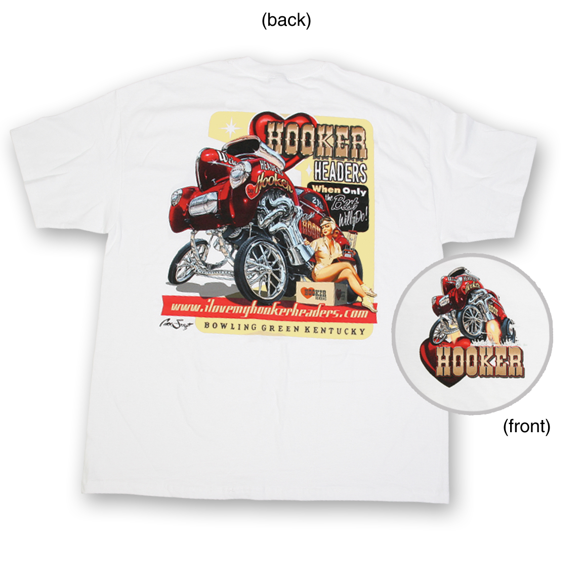 Hooker 10149-XXXLHKR - Willys T-Shirt
