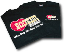 Hooker 10232HKR - T-Shirt; Short Sleeve;  Headers Logo Left Chest; Black; Small;