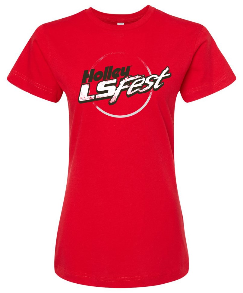 Holley 10372-MDHOL - LS Fest Ladies Logo Tee