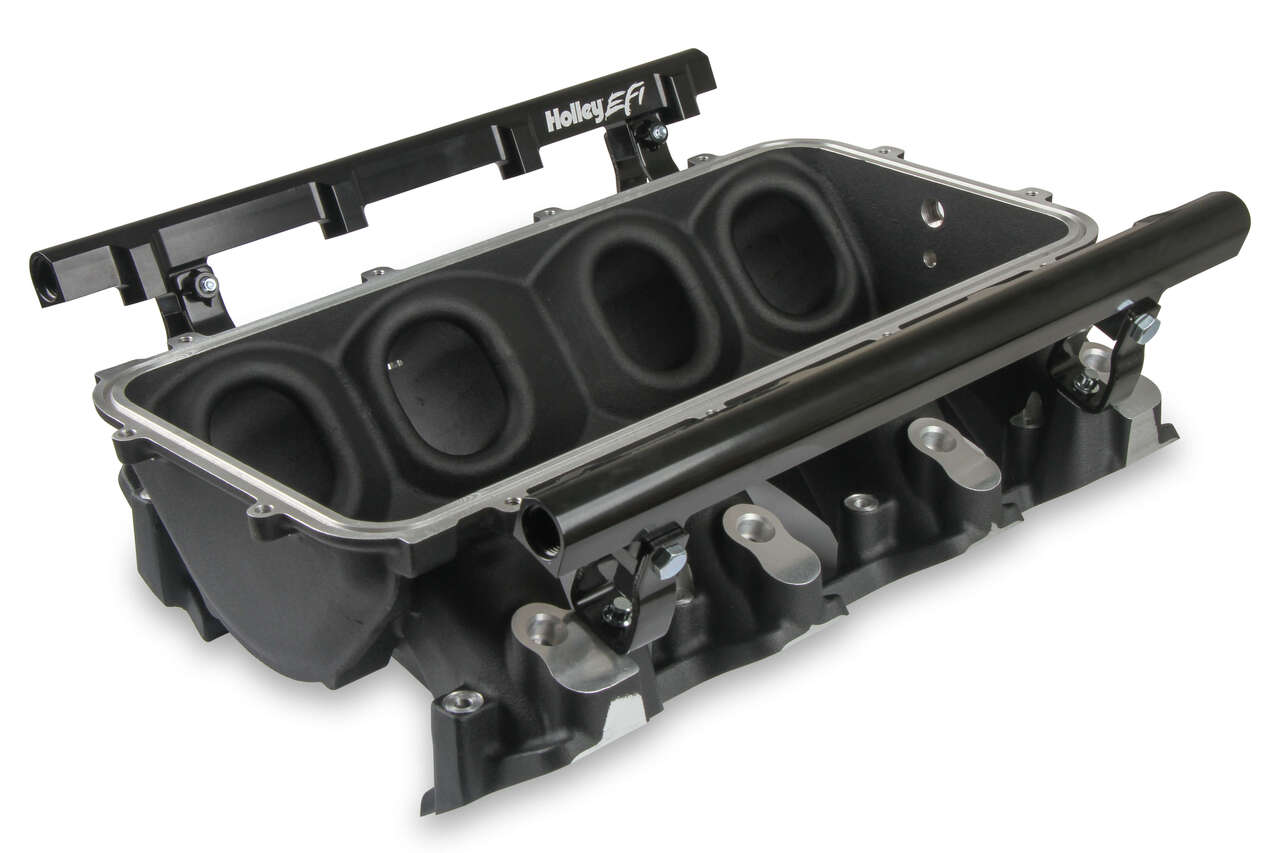 Holley EFI 300-670BK - EFI Lo-Ram Intake Manifold Base Holley EFI 300-670BK - EFI Lo-Ram Intake Manifold Base